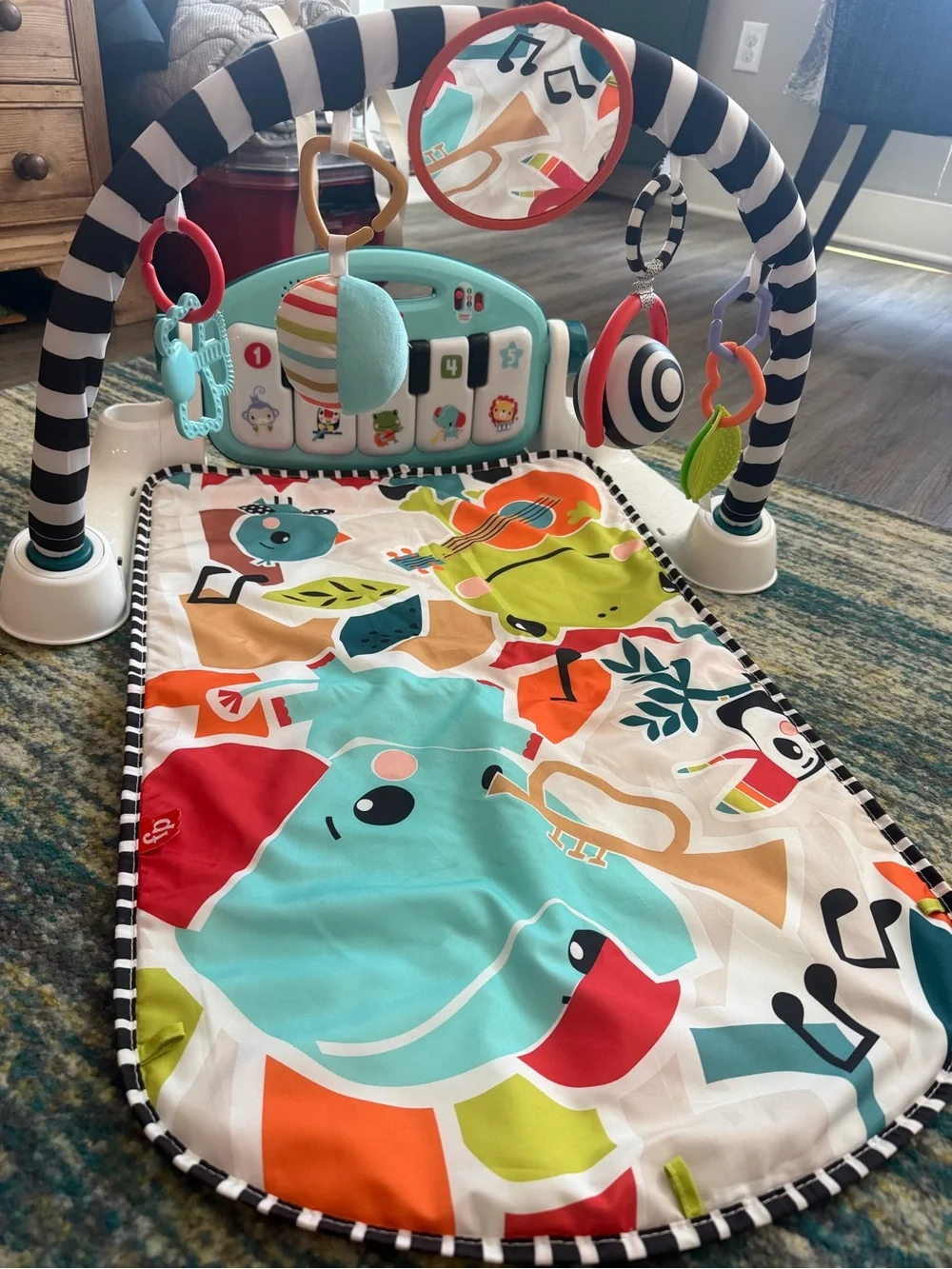 Fisher Price kick and play piano set